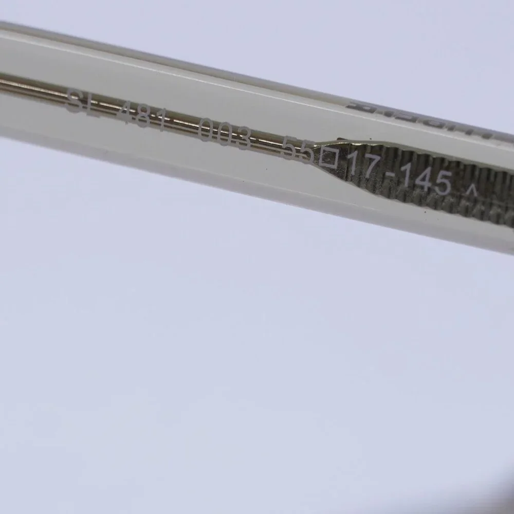 🕶️ New Saint Laurent SL481 003 Eyeglasses - Transparent Yellow Frame 55mm